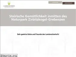 Sites similar to lambrechterhof.at