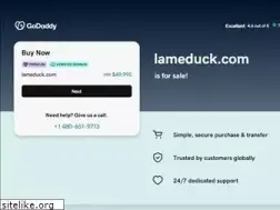 Sites similar to lameduck.com
