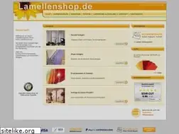 Sites similar to lamellenshop.de
