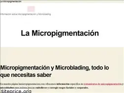 Sites similar to lamicropigmentacion.com