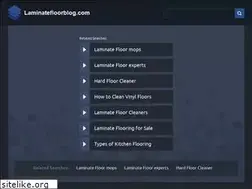 Sites similar to laminatefloorblog.com