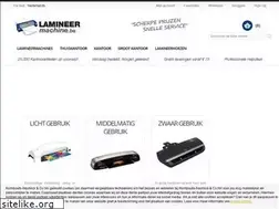 Sites similar to lamineermachine.be