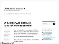 Sites similar to lamouravecplusieursa.com