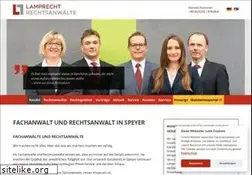 Sites similar to lamprecht-rechtsanwaelte.de