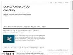 Sites similar to lamusicasecondococchio.blogspot.com