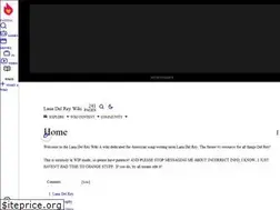 Sites similar to lana-del-rey.wikia.com