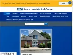Sites similar to lancelanemedicalcentre.nhs.uk