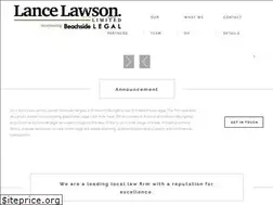 Sites similar to lancelawson.co.nz