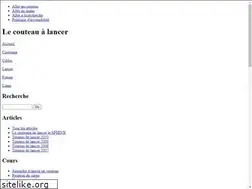 Sites similar to lancercouteaux.info