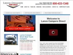 Sites similar to lancetruckcampersdirect.com