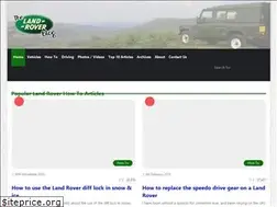 Sites similar to land-rover-blog.co.uk
