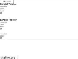 Sites similar to landallproctor.com