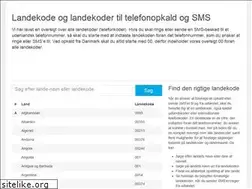 Sites similar to landekode.dk