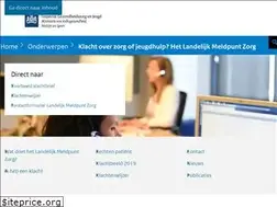 Sites similar to landelijkmeldpuntzorg.nl