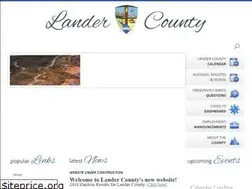 Sites similar to landercountynv.org