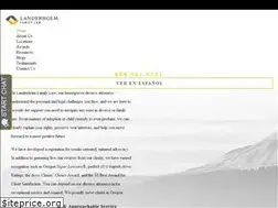 Sites similar to landerholmlaw.com