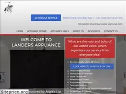 Sites similar to landersappliance.com