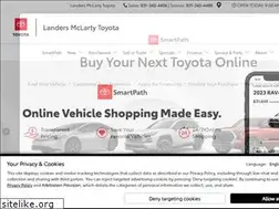 Sites similar to landersmclartytoyota.com