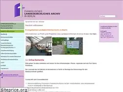 Sites similar to landeskirchenarchivberlin.de