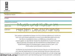 Sites similar to landesmusikakademie-hessen.de