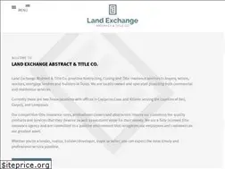 Sites similar to landexchangetitle.com