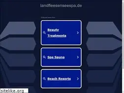 Sites similar to landfleesenseespa.de