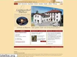 Sites similar to landgasthof-hacker.de