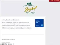 Sites similar to landhaus-berghof.de