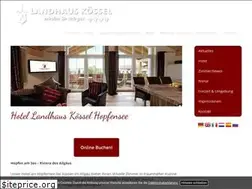 Sites similar to landhaus-koessel.de
