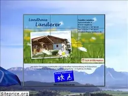 Sites similar to landhaus-landerer.de