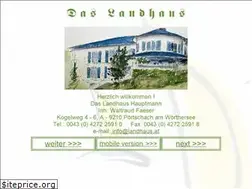 Sites similar to landhaus.at