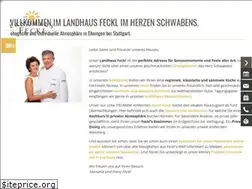 Sites similar to landhausfeckl.de