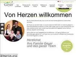 Sites similar to landhotel-geyer.de