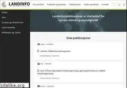 Sites similar to landinfo.no