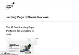 Sites similar to landingpages.com
