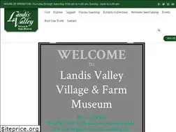 Sites similar to landisvalleymuseum.org