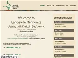 Sites similar to landisvillemennonite.org