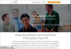 Sites similar to landmarkforum.com