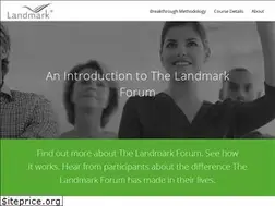 Sites similar to landmarkforumintroduction.com