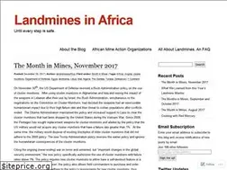 Sites similar to landminesinafrica.wordpress.com
