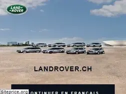 Sites similar to landrover.ch