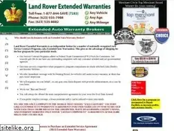 Sites similar to landroverextendedwarranties.com