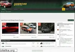 Sites similar to landroverworld.org