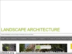 Sites similar to landscapearchitecture.org