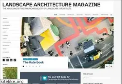 Sites similar to landscapearchitecturemagazine.org