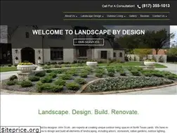 Sites similar to landscapebydesign.com