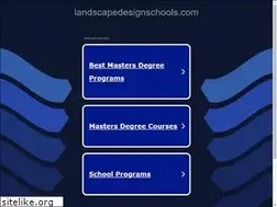 Sites similar to landscapedesignschools.com