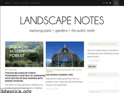 Sites similar to landscapenotes.com