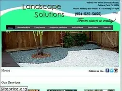 Sites similar to landscapesolutionsflorida.com