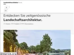 Sites similar to landschaftsarchitektur-heute.de